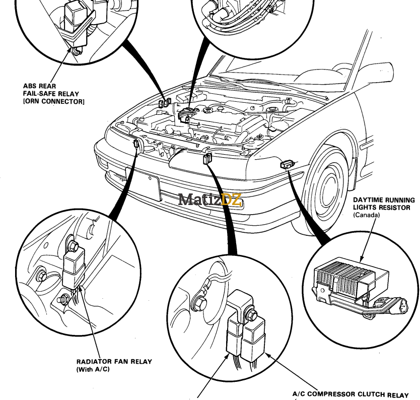 Electrical system 1993 Acura Integra Workshop Manual